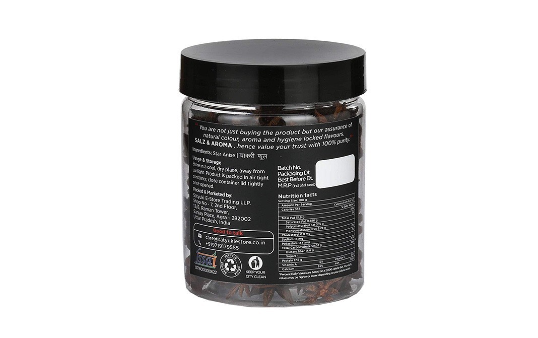Salz & Aroma Star Anise    Plastic Jar  100 grams